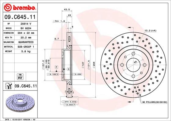 AP 25614 V - Disque de frein cwaw.fr