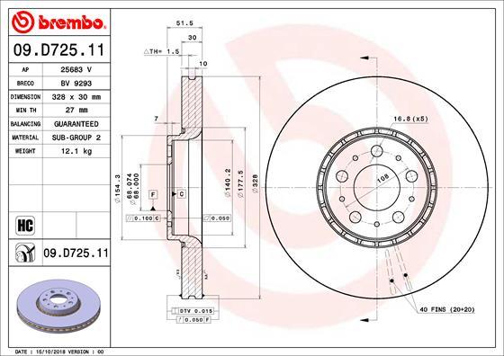 AP 25683 V - Disque de frein cwaw.fr