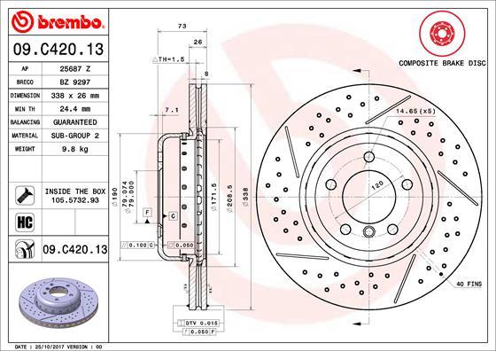 AP 25687 Z - Disque de frein cwaw.fr