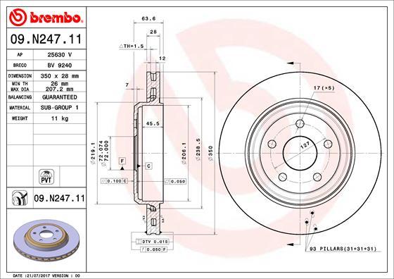 AP 25630 V - Disque de frein cwaw.fr