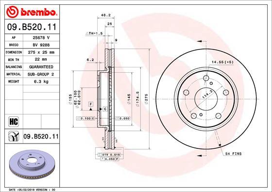 AP 25678 V - Disque de frein cwaw.fr