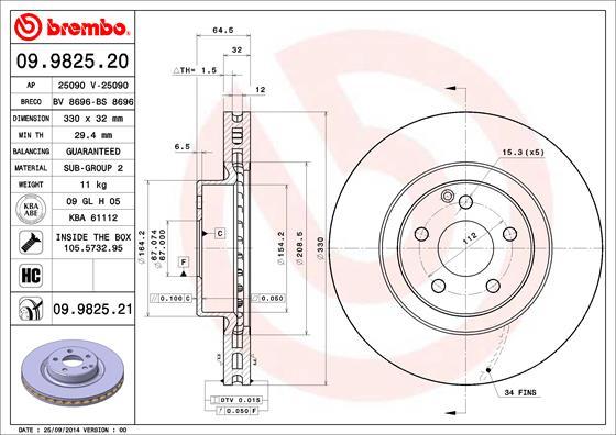 AP 25090 - Disque de frein cwaw.fr