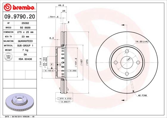 AP 25082 - Disque de frein cwaw.fr