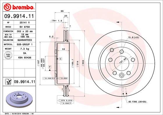 AP 25141 V - Disque de frein cwaw.fr