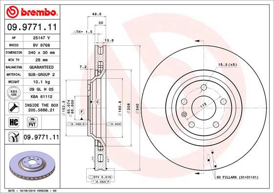 AP 25147 V - Disque de frein cwaw.fr