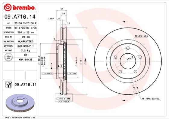 AP 25156 E - Disque de frein cwaw.fr