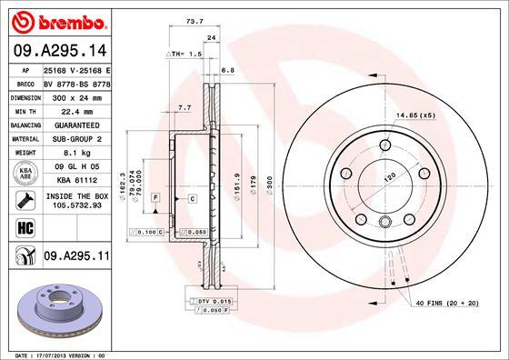 AP 25168 E - Disque de frein cwaw.fr