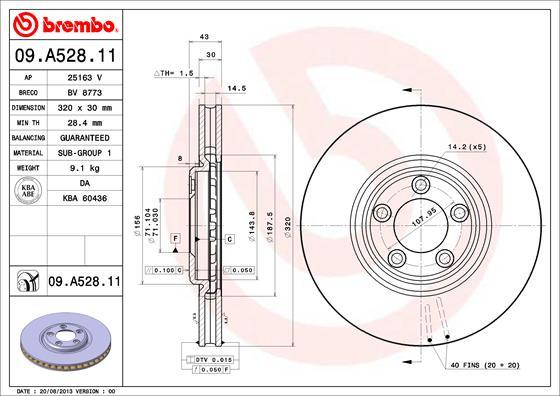 AP 25163 V - Disque de frein cwaw.fr