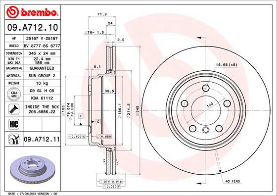 AP 25167 - Disque de frein cwaw.fr