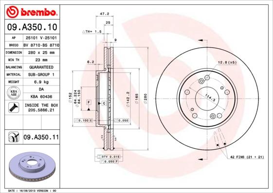 AP 25101 - Disque de frein cwaw.fr