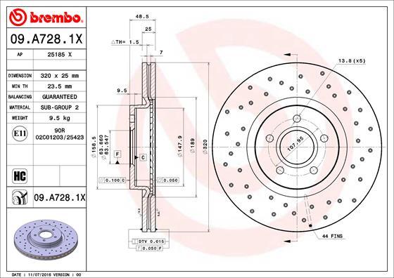 AP 25185 X - Disque de frein cwaw.fr