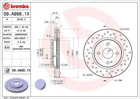 AP 25183 X - Disque de frein cwaw.fr