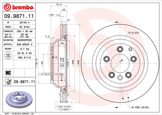 AP 25135 V - Disque de frein cwaw.fr