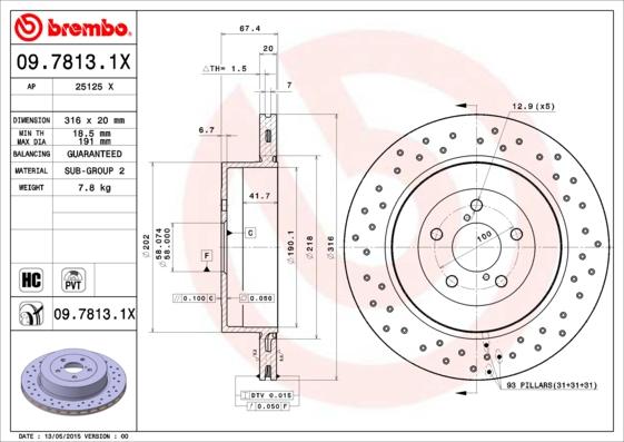 AP 25125 X - Disque de frein cwaw.fr