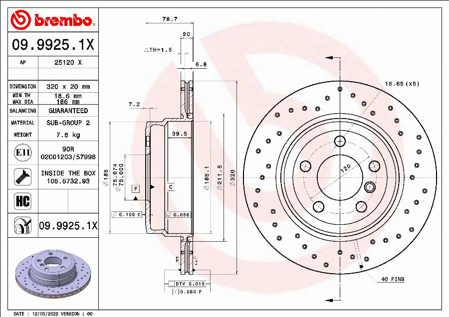 AP 25120 X - Disque de frein cwaw.fr