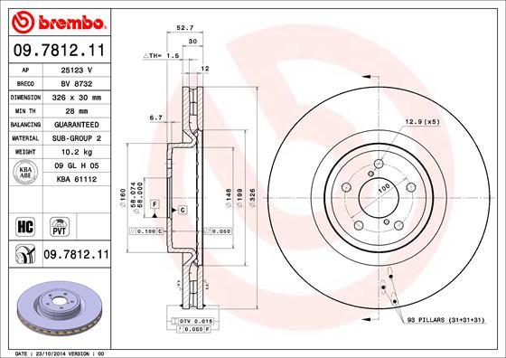 AP 25123 V - Disque de frein cwaw.fr