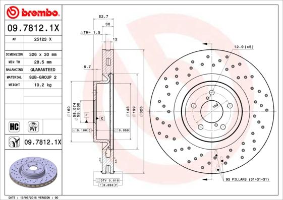 AP 25123 X - Disque de frein cwaw.fr