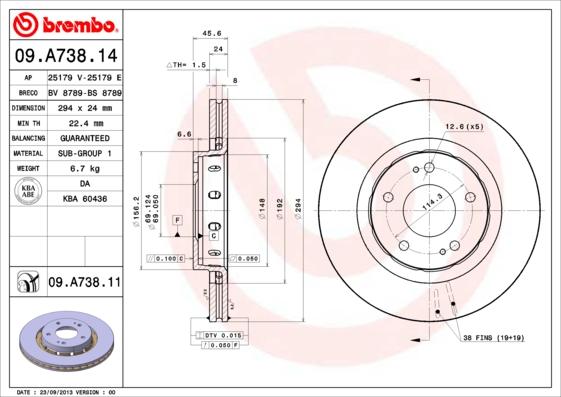 AP 25179 E - Disque de frein cwaw.fr