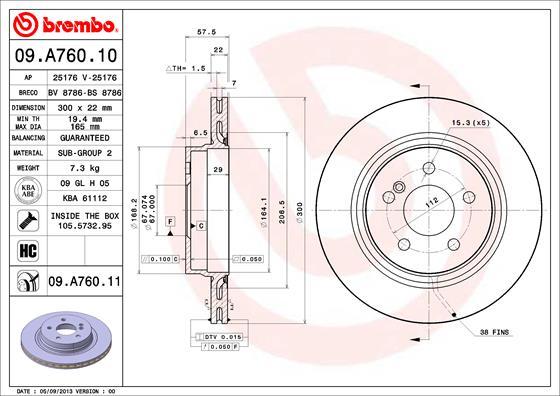 AP 25176 V - Disque de frein cwaw.fr