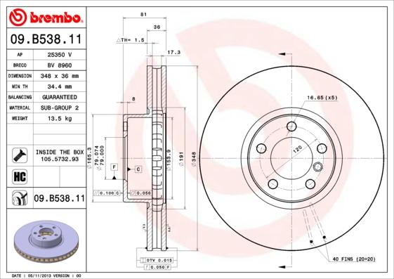 AP 25350 V - Disque de frein cwaw.fr