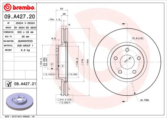 AP 25224 V - Disque de frein cwaw.fr