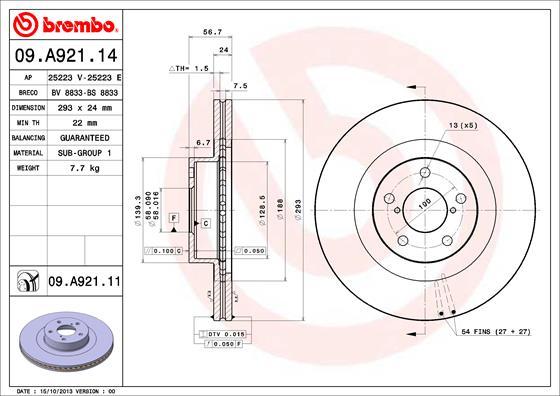 AP 25223 E - Disque de frein cwaw.fr