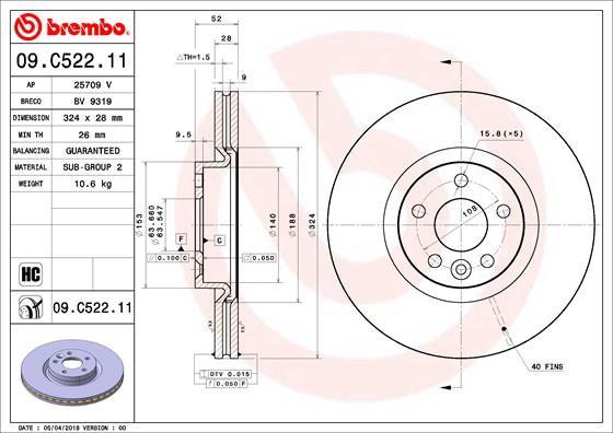 AP 25709 V - Disque de frein cwaw.fr