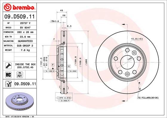 AP 25737V - Disque de frein cwaw.fr