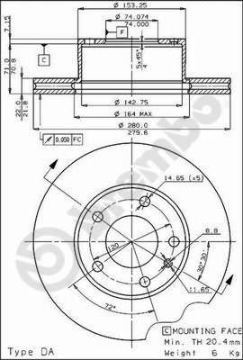 AP 20055 - Disque de frein cwaw.fr