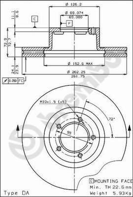 AP 20017 - Disque de frein cwaw.fr