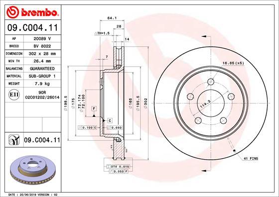 AP 20089V - Disque de frein cwaw.fr