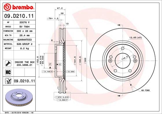 AP 20076V - Disque de frein cwaw.fr