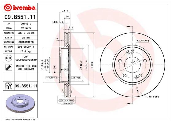 AP 20148 V - Disque de frein cwaw.fr