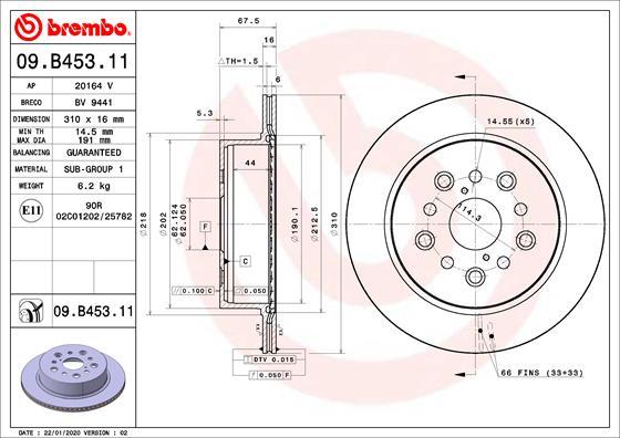 AP 20164 V - Disque de frein cwaw.fr