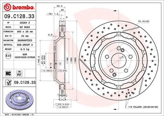 AP 20294 Z - Disque de frein cwaw.fr