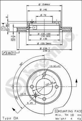 AP 20206 - Disque de frein cwaw.fr