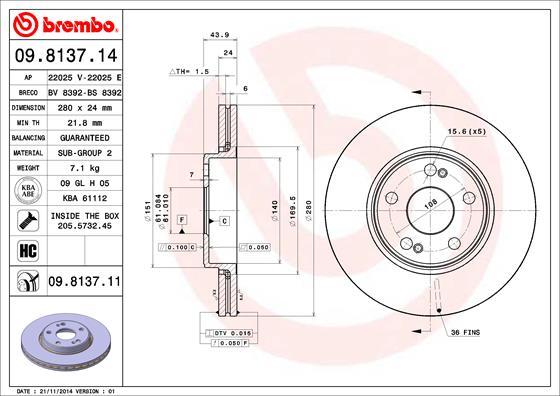 AP 22025 E - Disque de frein cwaw.fr