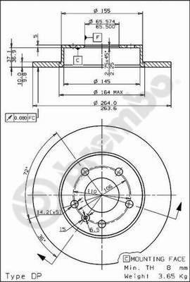 AP X 15373 - Disque de frein cwaw.fr