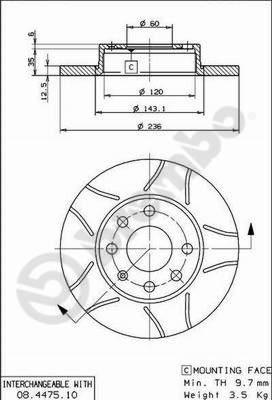 AP X 10170 - Disque de frein cwaw.fr