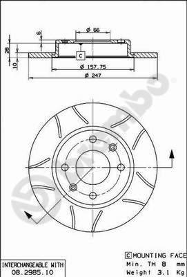 AP X 10240 - Disque de frein cwaw.fr