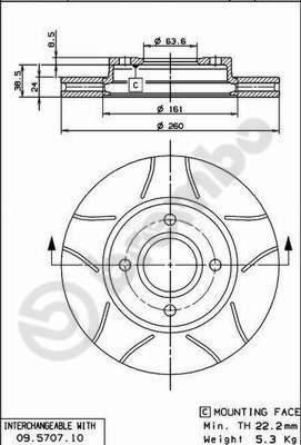 AP X 24439 - Disque de frein cwaw.fr