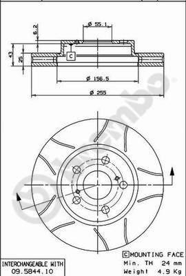 AP X 24520 - Disque de frein cwaw.fr