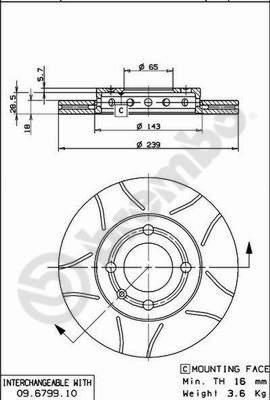 AP X 24617 - Disque de frein cwaw.fr