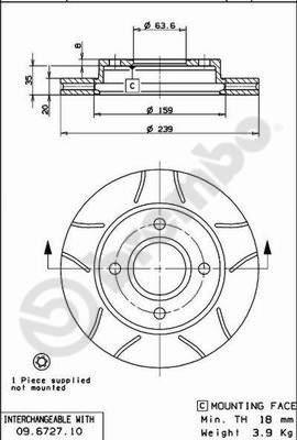 AP X 24682 - Disque de frein cwaw.fr