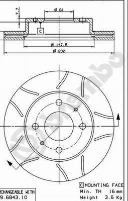 AP X 24630 - Disque de frein cwaw.fr