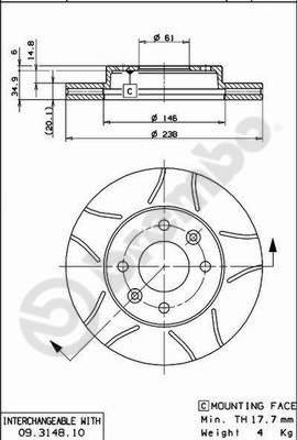 AP X 24156 - Disque de frein cwaw.fr