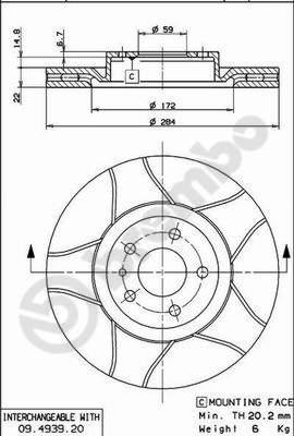 AP X 24243 - Disque de frein cwaw.fr