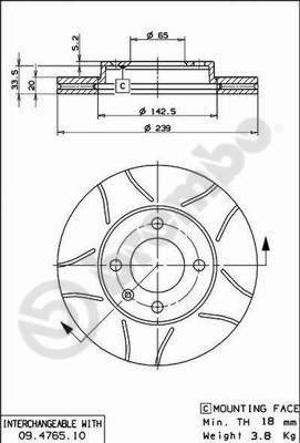 AP X 20024 - Disque de frein cwaw.fr