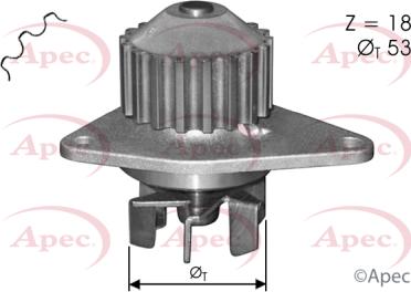 APEC AWP1133 - Pompe à eau cwaw.fr