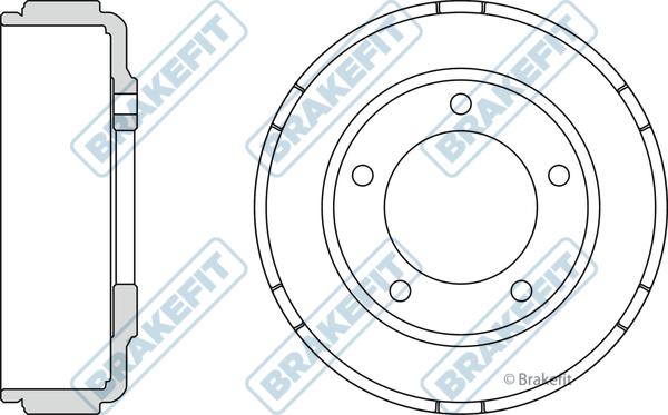 APEC BDR9009 - Tambour de frein cwaw.fr